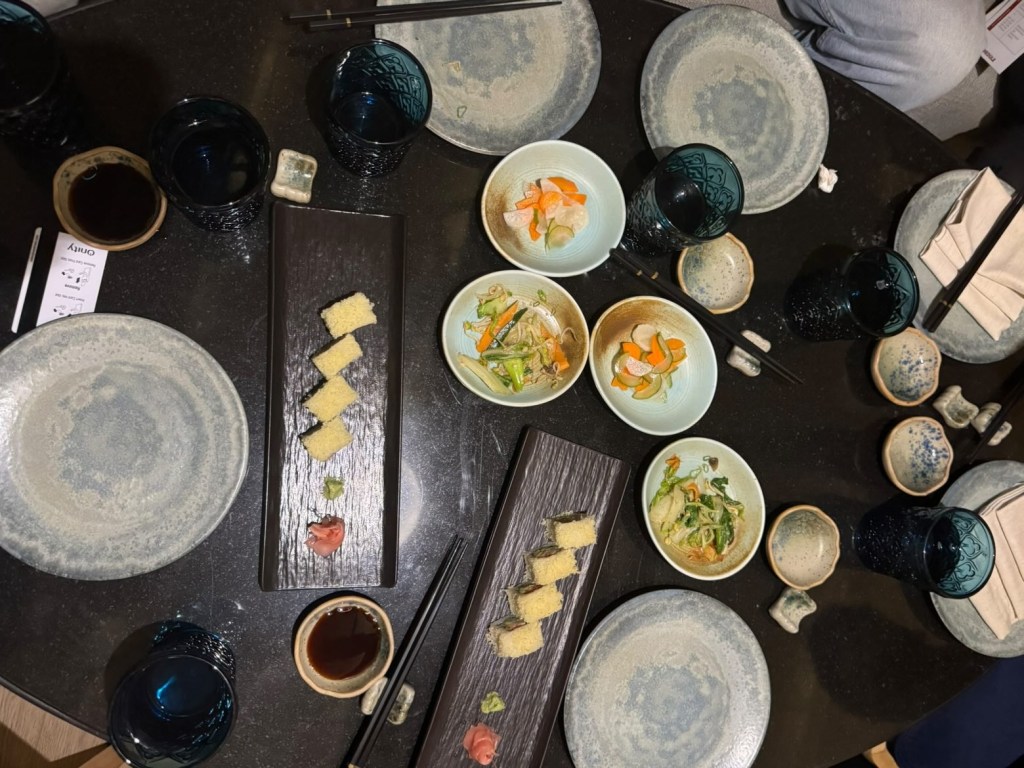 Sushi at the HMUN in Delhi.